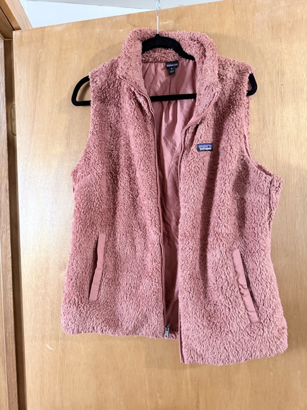 Patagonia Rose Pink Sherpa Fleece Jacket